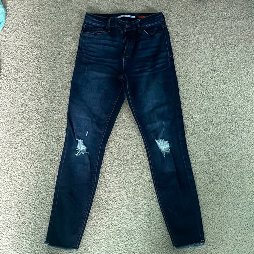 Dark blue skinny jeans
